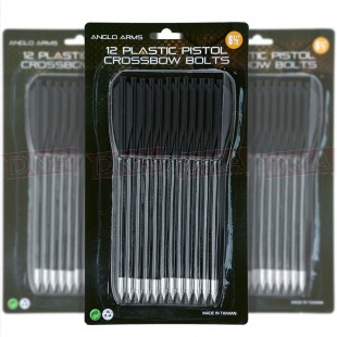 Pack Of 36 Plastic 6.5" Crossbow Bolts