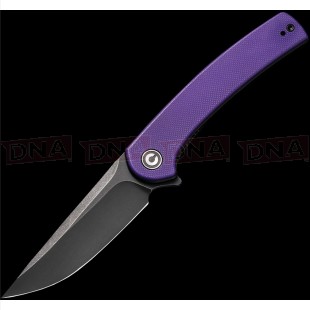 Civivi CIVC19026B4 Mini Asticus Linerlock Knife - Purple Open on Black