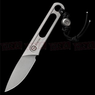 Civivi CIVC200262 Minimis Neck Knife SW Fixed Blade Open on Black