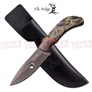 Elk Ridge Wood & Ali Fixed Blade Knife