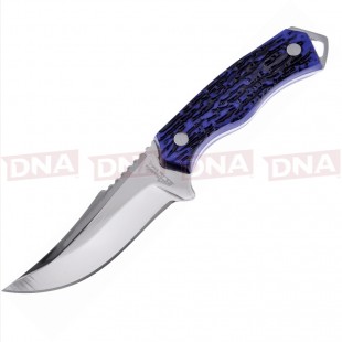 Frost Cutlery FBKH017STBL Blue Delrin Handle Bowie Knife Open