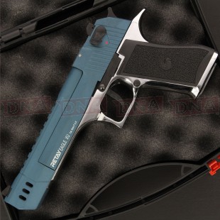 Retay Eagle XU 9mm Black/Blue/Nickel Blank Firing Pistol
