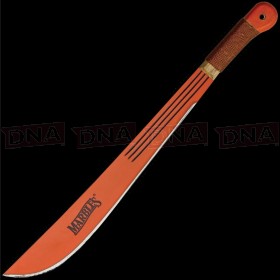 Marbles MR12718W 24" Orange Machete Fixed Blade Knife