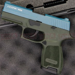 Ceonic P250 Blank Firing Pistol 9mm P.A.K Green