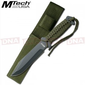 MTech USA MT-528C OD Green Fixed Blade Knife