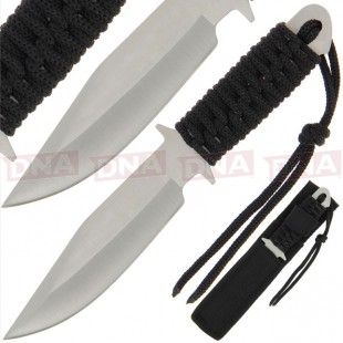 Anglo Arms 7" Black Wrapped Fixed Blade