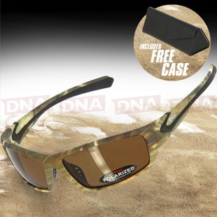 DNA Camo Polarised UV Sunglasses Unisex