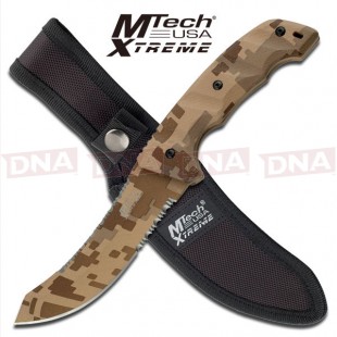 MTech Xtreme Upswept Clip Fixed Blade Knife