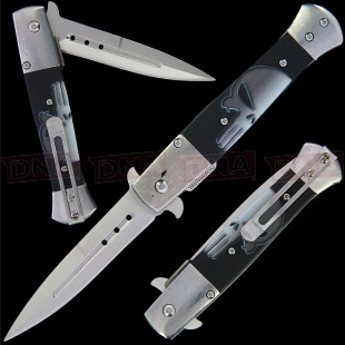 Golan GOL-187 8.75" Punisher Style Stiletto Lock Knife