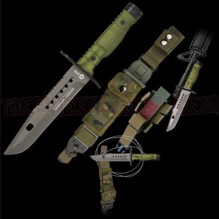 Albainox K25 32068 Military Bayonet Fixed Blade Knife