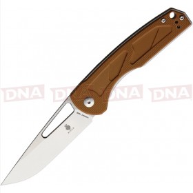 Kizer Cutlery KIV4004N2 Yukon Linerlock Knife in Brown