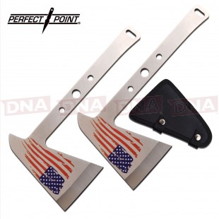 Perfect Point Throwing Axe Set US Flag