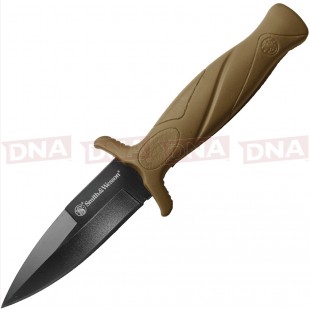 Smith & Wesson SW1100072 Tan Boot Knife Fixed Blade Main