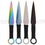 Anglo Arms 8 Multi-Coloured Kunai Throwing Knife Set