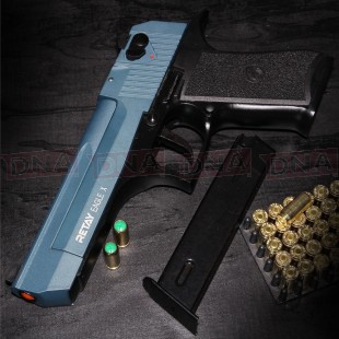 Retay Eagle X 9mm Black/Blue Blank Firing Pistol