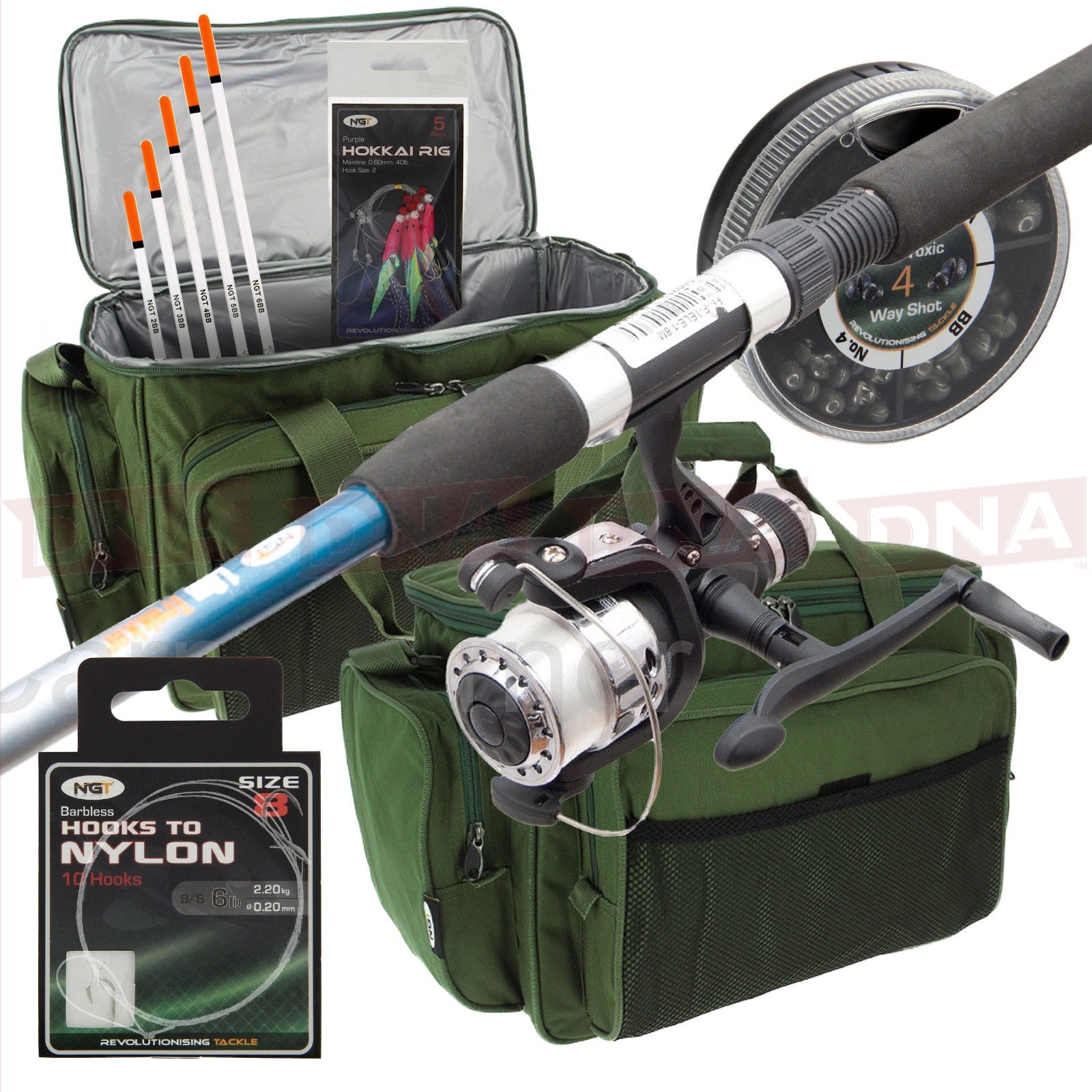 Buy the 6ft Telescopic Travel Rod with Carryall and Tackle - ​DNA
