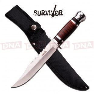 Survivor Fixed Blade Bushcraft Knife
