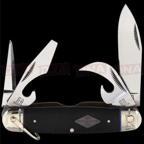 Rough Ryder RR2215 Scout Black Micarta EDC Knife