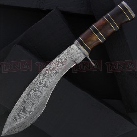 Damascus DM1261 Kukri Fixed Blade Knife