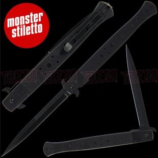 Golan GOL-101BK 12.5" Monster Stiletto Lock Knife - Black