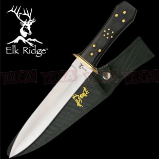 Elk Ridge ER-105 Double Edged Fixed Blade with Sheath