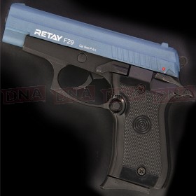 Retay F29 9MM P.A.K Blue/Black Blank Firing Pistol