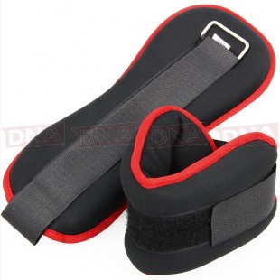 DNA Red Ribbed Ankle Wrist Weights