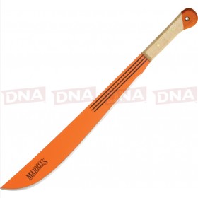 Marbles MR12718 24" Orange Machete Fixed Blade Knife