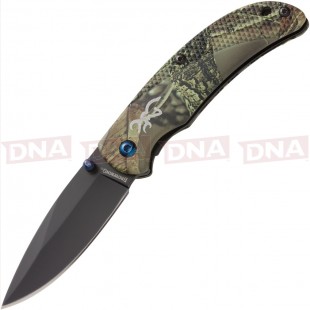 Browning BR0344 Prism 3 Linerlock Knife - Camo Open