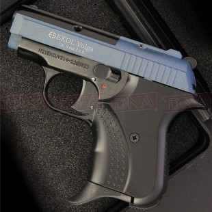 Ekol Volga 9mm P.A.K. Black/Blue Blank Firing Pistol