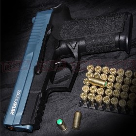 Retay S2022 9MM P.A.K Black/Blue Blank Firing Pistol