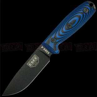 ESEE ES4PB008 Model 4 3D Fixed Blade Knife in Blue