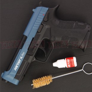 Retay XPro 9mm P.A.K Black/Blue Blank Firing Pistol