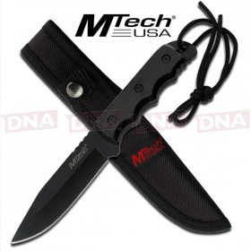 MTech Basic Clip Point Knife - Black