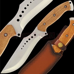 YS14-SIL Kukri Shaped Fixed Blade Knife