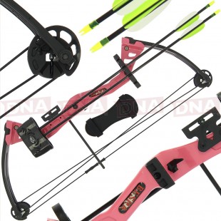 Man Kung 25lb Besra Pink Compound Bow