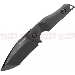 Real Steel RS3782 Doppler Fixed Blade Knife - All Black Main