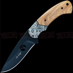 Elk Ridge Black Pakkawood Fixed Blade