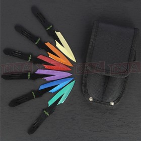 Perfect Point PP-595-6MC Neo-Tribal Throwers - Mixed Colours