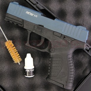 Retay XR 9mm P.A.K Black/Blue Blank Firing Pistol