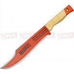Marbles MR310410 Orange Machete Fixed Blade Knife