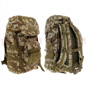 Golan™ 55L 800D Tactical Rucksack / Stuff-sack - Desert Digital Camo