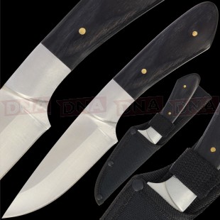 K-FB-494 7.6" Fixed Blade Knife with Pakkawood Handle and Sheath
