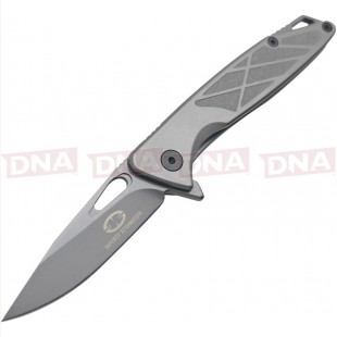 WithArmour WAR047GY Finches Linerlock Knife Open