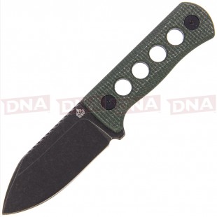 QSP QS141C2 Canary Neck Knife Fixed Blade Green Micarta