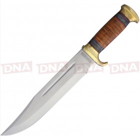 Rough Ryder RR2006 Stacked Leather Bowie Knife