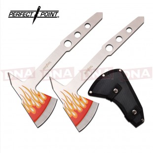 Perfect Point PP-120-2FL Hot Rod Throwing Axe Set