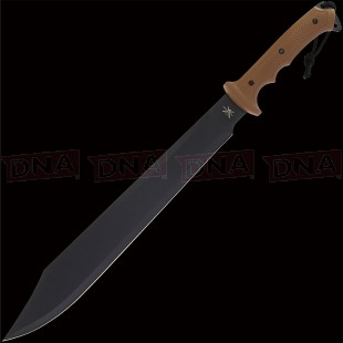 Frost Cutlery FTX36BR Brown ABS Blackout Machete Knife
