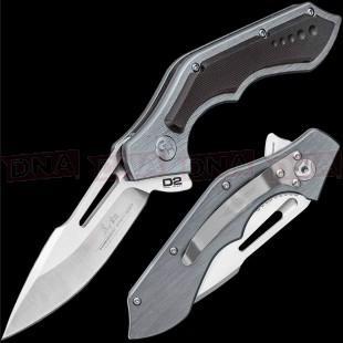 Gil Hibben GH5080D2 Hurricane Pocket Knife in Black