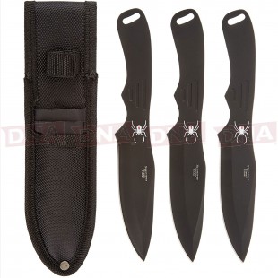 Perfect Point RC-1793B Spider Throwing Knives Set